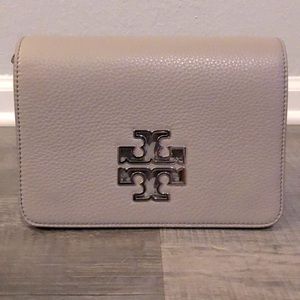 Tory Burch Britten Leather Crossbody Bag